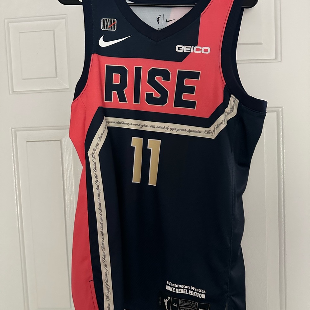 Nike RISE Basketball Jersey - Navy and Pink